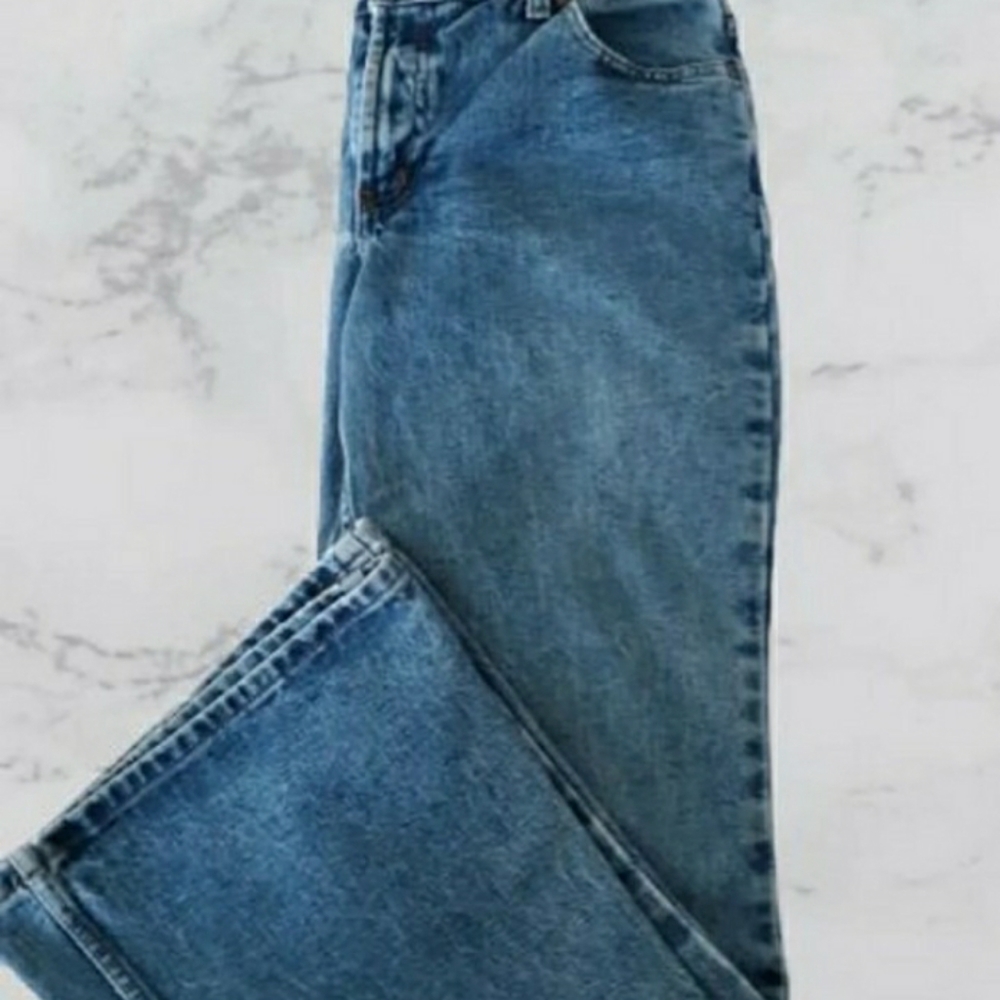 Womens vtg Canyon River blues sz 7 wide Leg 100% cotton Denim Jean's pants - Picture 8 of 8